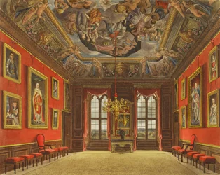 La vecchia camera da letto di stato del re, Castello di Windsor, da 